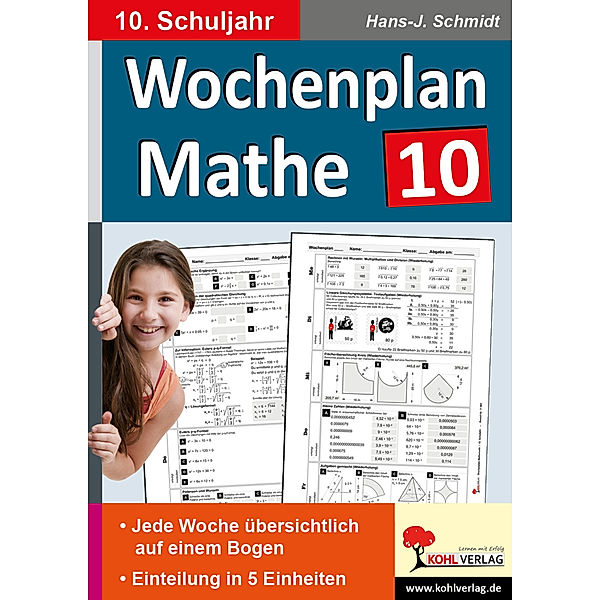Wochenplan Mathe 10. Schuljahr, Hans-J. Schmidt