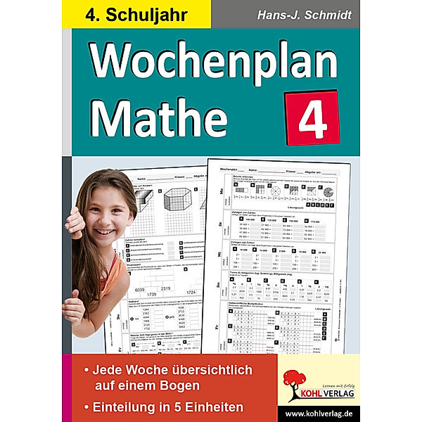 Wochenplan Mathe, 4. Schuljahr, Michael Junga