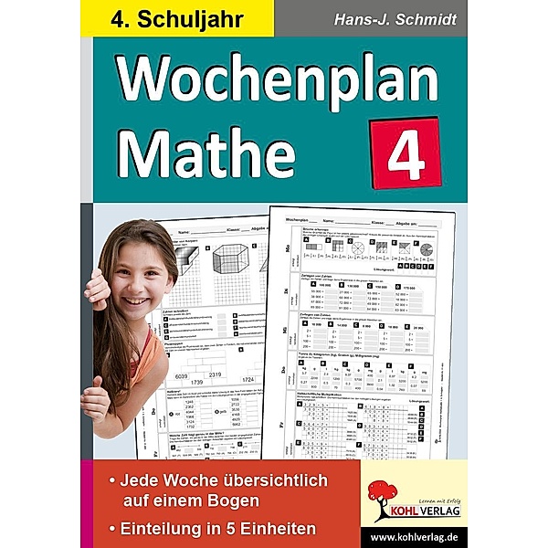 Wochenplan Mathe / Klasse 4, Hans-J. Schmidt