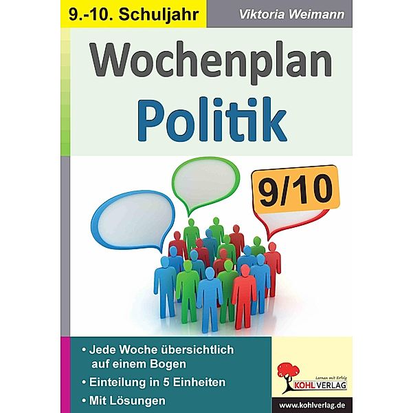 Wochenplan Politik / Klasse 9-10 / Stationenlernen, Viktoria Weimann