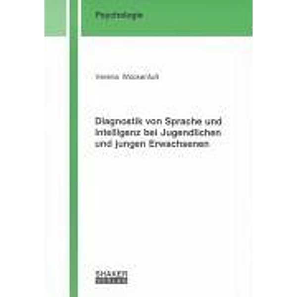 Wockenfuss, V: Diagnostik von Sprache und Intelligenz bei Jug, Verena Wockenfuss