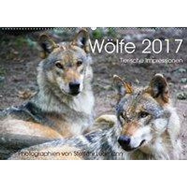 Wölfe 2017. Tierische Impressionen (Wandkalender 2017 DIN A2 quer), Steffani Lehmann