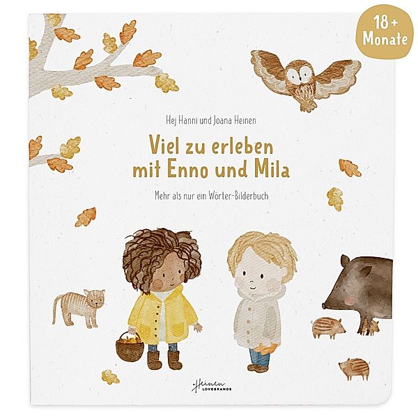 Wörter-Bilderbuch Viel zu erleben mit Enno und Mila, Joana Heinen, Johanna Henßler, Hej Hanni