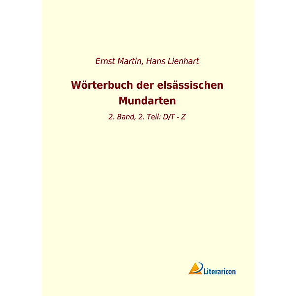 Wörterbuch der elsässischen Mundarten