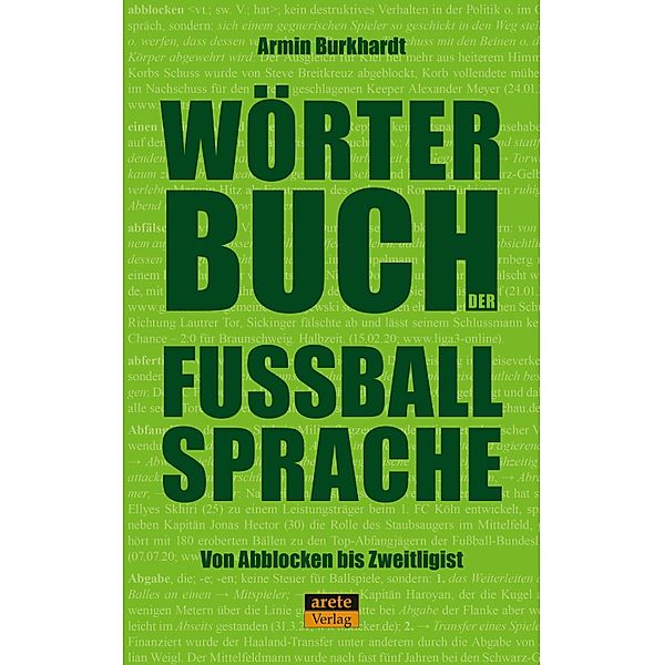 Wörterbuch der Fussballsprache, Armin Burkhardt