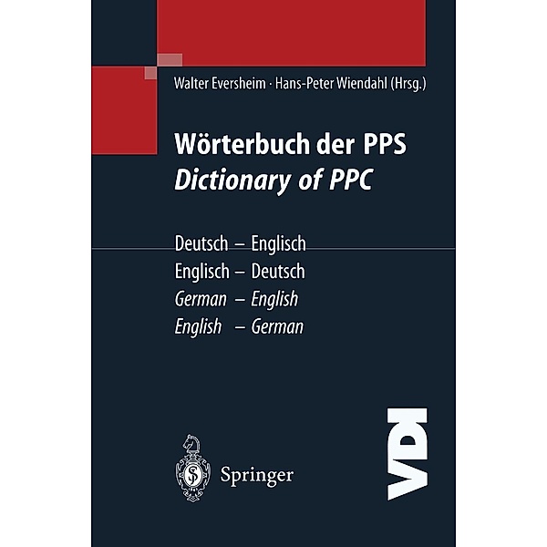 Wörterbuch der PPS Dictionary of PPC / VDI-Buch