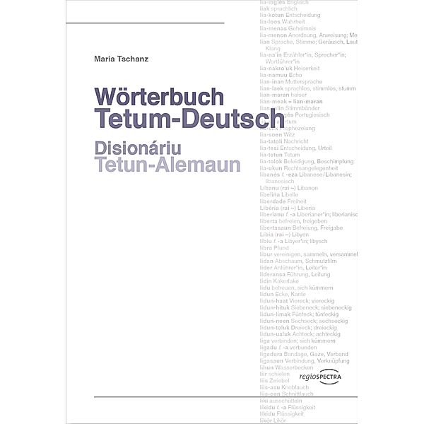 Wörterbuch Tetum-Deutsch, Maria Tschanz