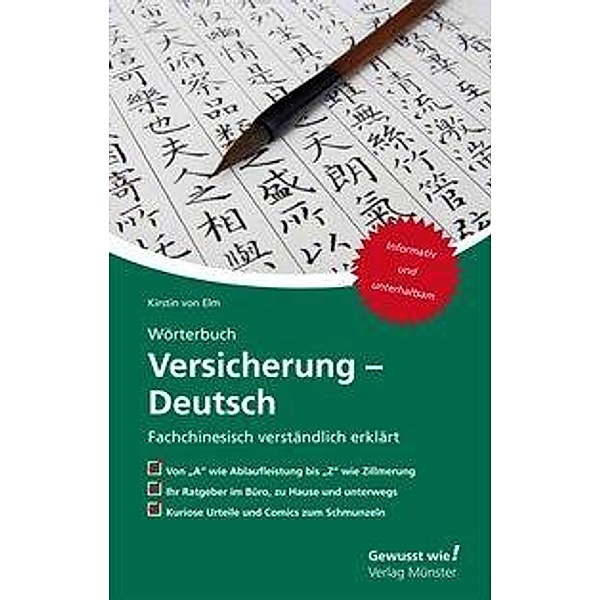 Wörterbuch Versicherung - Deutsch, Kirstin von Elm