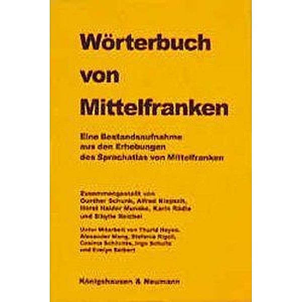 Wörterbuch von Mittelfranken