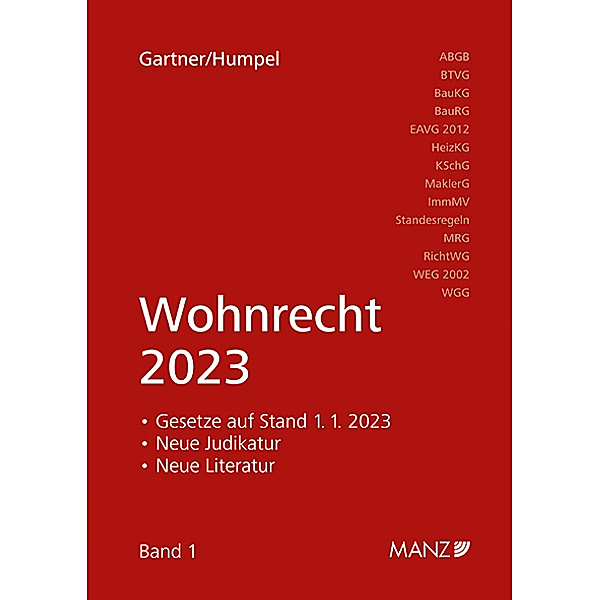 Wohnrecht 2023, Herbert Gartner, Nikolaus Humpel