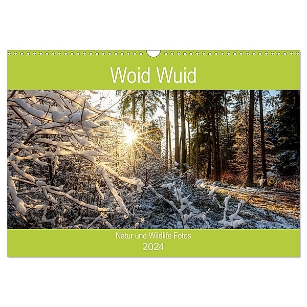 Woid Wuid - Natur und Wildlifefotos (Wandkalender 2024 DIN A3 quer), CALVENDO Monatskalender, Woid Wuid