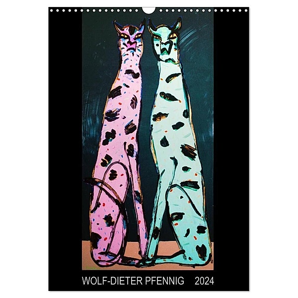 Wolf-Dieter Pfennig Kalender (Wandkalender 2024 DIN A3 hoch), CALVENDO Monatskalender, Wolf-Dieter Pfennig