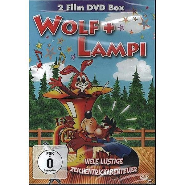 Wolf + Lampi 1+ 2 - 2 Disc DVD, 2 Filme Auf 1 Dvd