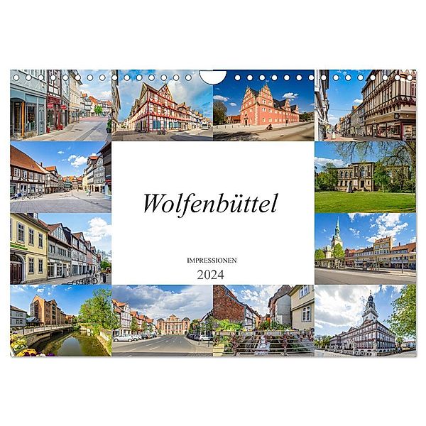 Wolfenbüttel Impressionen (Wandkalender 2024 DIN A4 quer), CALVENDO Monatskalender, Dirk Meutzner