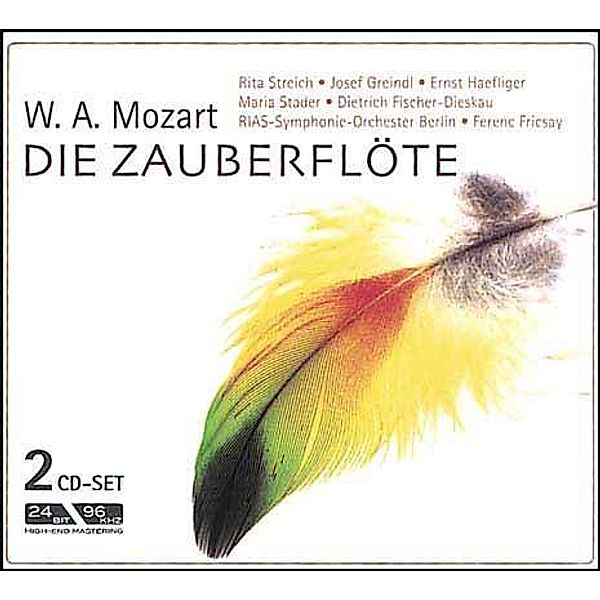 Wolfgang Amadeus Mozart - Die Zauberflöte, 2 CDs, Wolfgang Amadeus Mozart