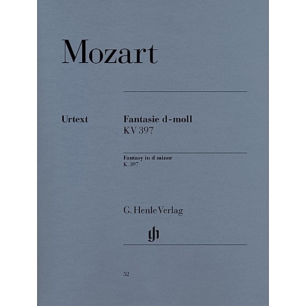 Wolfgang Amadeus Mozart - Fantasie d-moll KV 397 (385g), Wolfgang Amadeus Mozart - Fantasie d-moll KV 397 (385g)