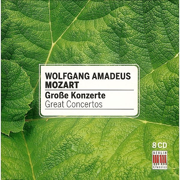 Wolfgang Amadeus Mozart - Große Konzerte, 8 CDs, Masur, Suitner, Blomstedt