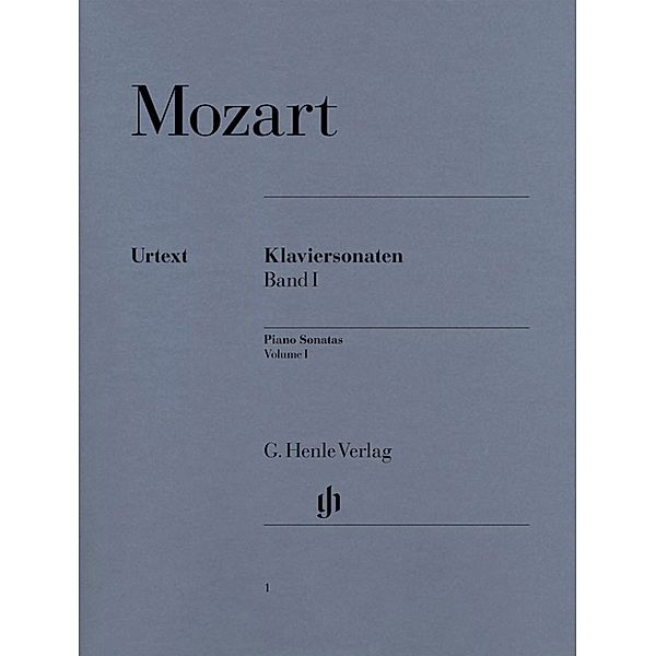 Wolfgang Amadeus Mozart - Klaviersonaten, Band I.Bd.1, Band I Wolfgang Amadeus Mozart - Klaviersonaten