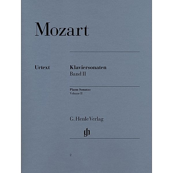 Wolfgang Amadeus Mozart - Klaviersonaten, Band II.Bd.2, Band II Wolfgang Amadeus Mozart - Klaviersonaten