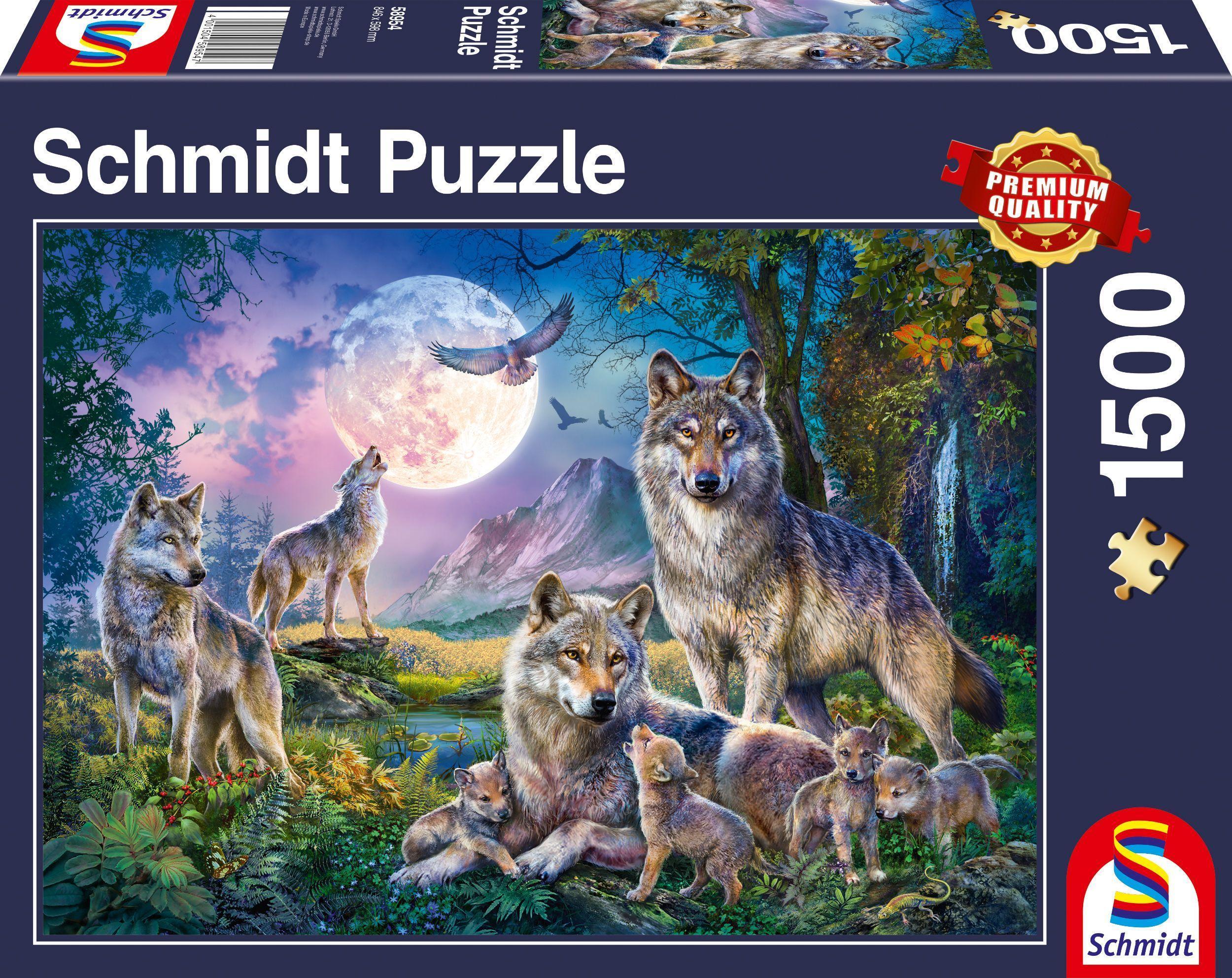 Wolfsfamilie Puzzle jetzt bei Weltbild.de bestellen