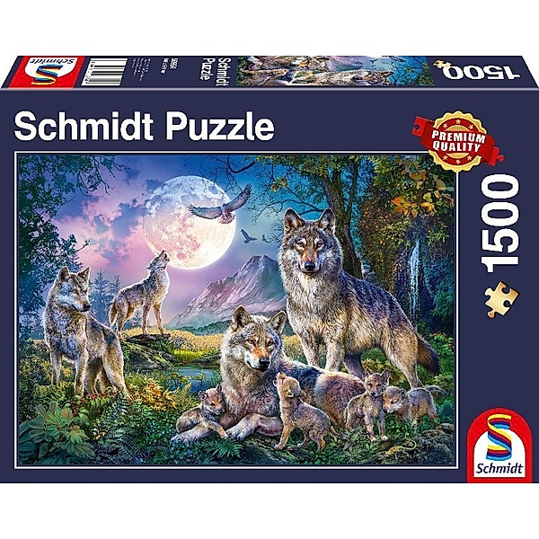 SCHMIDT SPIELE Wolfsfamilie (Puzzle)