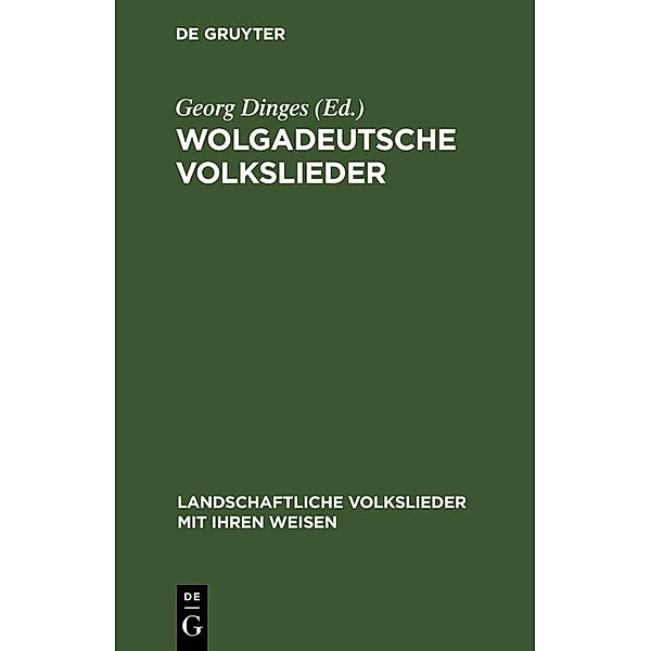 Wolgadeutsche Volkslieder