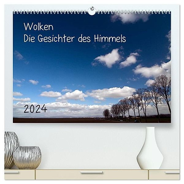 Wolken - Die Gesichter des Himmels (hochwertiger Premium Wandkalender 2024 DIN A2 quer), Kunstdruck in Hochglanz, Michael Möller