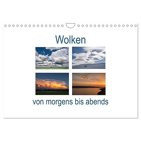 Wolken von morgens bis abends (Wandkalender 2024 DIN A4 quer), CALVENDO Monatskalender, Hans Seidl