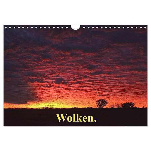 Wolken. (Wandkalender 2024 DIN A4 quer), CALVENDO Monatskalender, Verena Scholpp