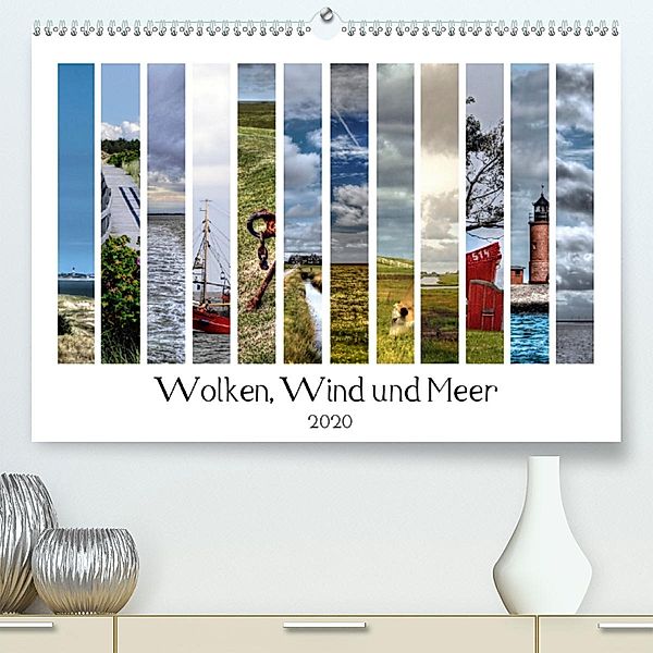 Wolken, Wind und Meer (Premium, hochwertiger DIN A2 Wandkalender 2020, Kunstdruck in Hochglanz), Jürgen Bergenthal