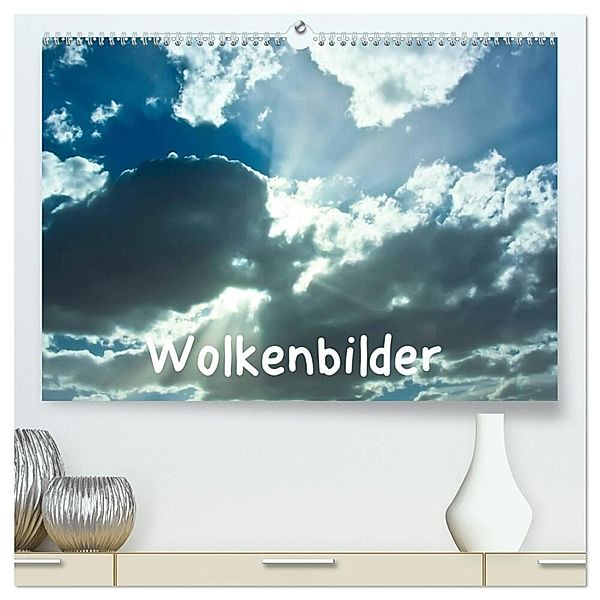 Wolkenbilder (hochwertiger Premium Wandkalender 2024 DIN A2 quer), Kunstdruck in Hochglanz, Martina Roth