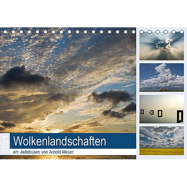 Wolkenlandschaften am Jadebusen (Tischkalender 2021 DIN A5 quer), Arnold Meyer