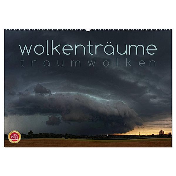 Wolkenträume - Traumwolken (Wandkalender 2024 DIN A2 quer), CALVENDO Monatskalender, Martina Cross