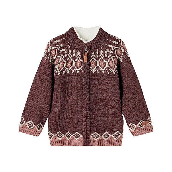 name it Woll-Cardigan NMFWRISS XXII in deep mahogany