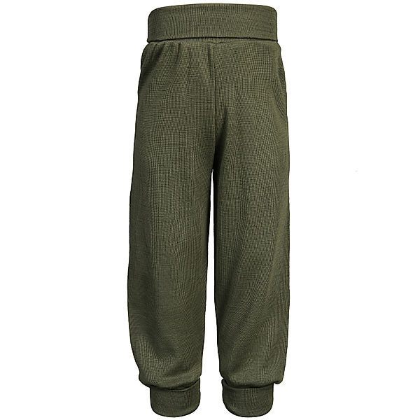 ENGEL Woll-Hose SEIDENBABY mit Seide in olive