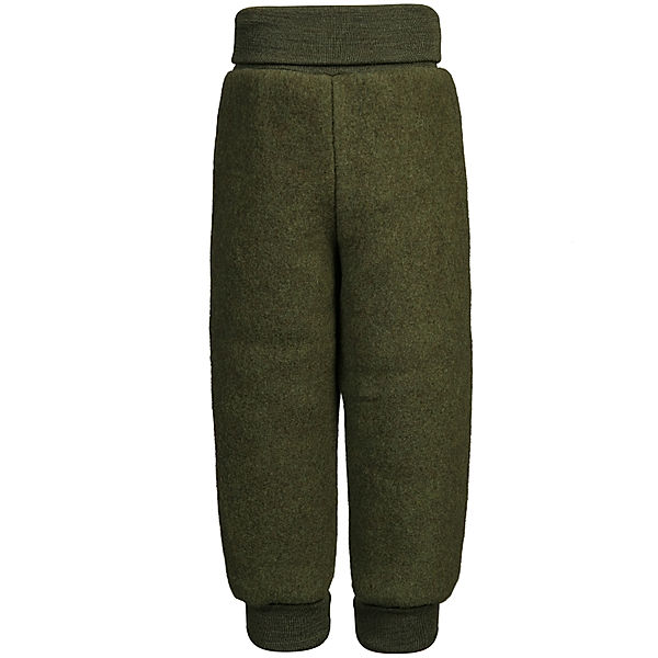 ENGEL Woll-Hose SNUGGLY WINTER mit Nabelbund in schilf melange