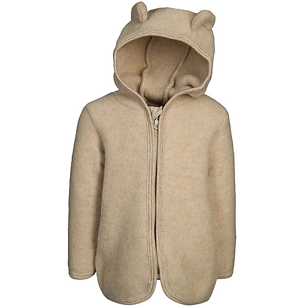 Huttelihut Woll-Jacke LITTLE TEDDY in camel