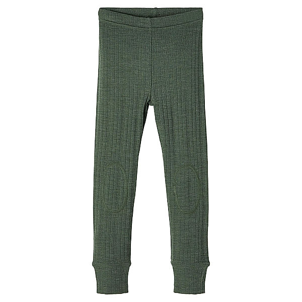 name it Woll-Krabbelleggings NMMWANG in duck green