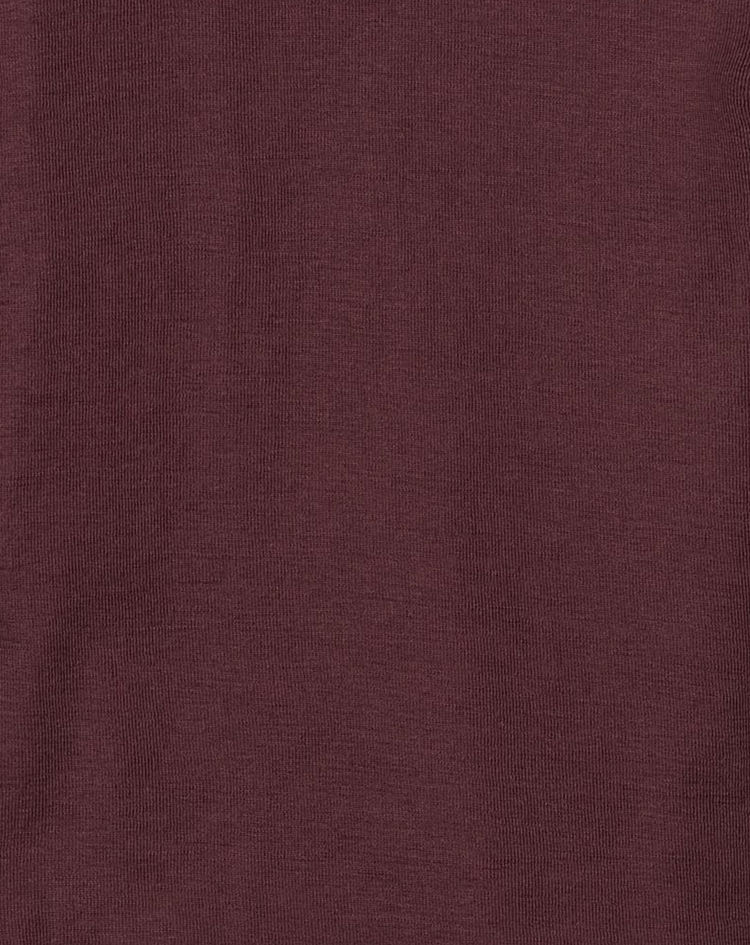 Woll-Langarmshirt BASIC in aubergine kaufen