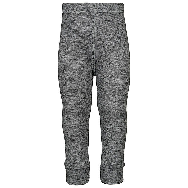 NORDIC LABEL Woll-Leggings FINN in dunkelgrau melange