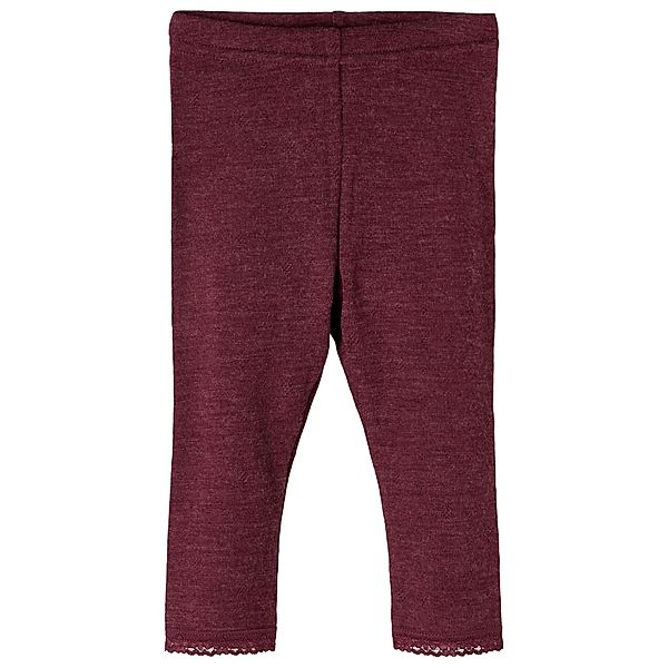 name it Woll-Leggings NBFWANG in red mahogany