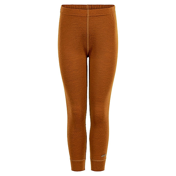 CeLaVi Woll-Leggings SOLID in curry