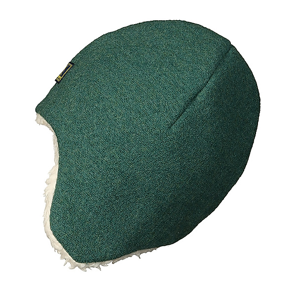 PICKAPOOH Woll-Mütze JONAS WALK mit Plüschfutter in grün/natur
