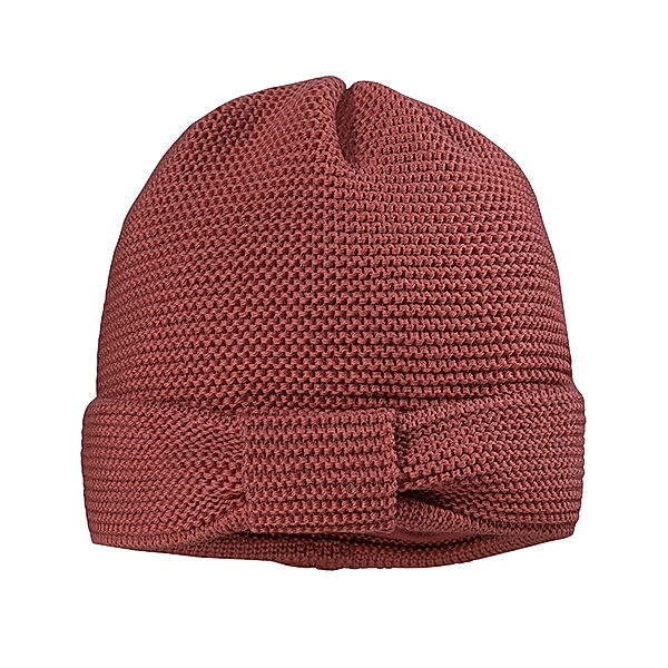 maximo Woll-Mütze TURBAN  in rosewood