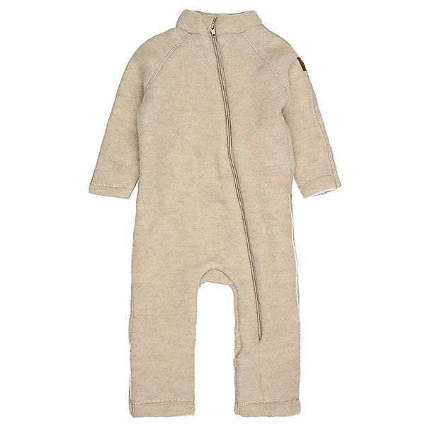 mikk-line Woll-Overall MERINO in off white melange