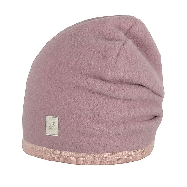 PURE PURE BY BAUER Wollfleece-Beanie AUTUMN in mauve
