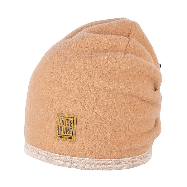 PURE PURE BY BAUER Wollfleece-Mütze BEANIE in dusty apricot