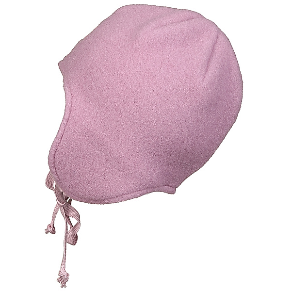 PICKAPOOH Wollfleece-Mütze JACK gefüttert in alt rosa