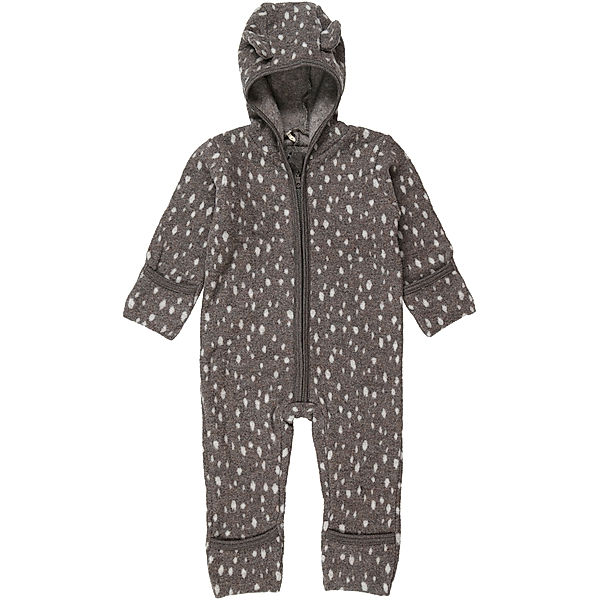 Huttelihut Wollfleece-Overall ALLIE in brown