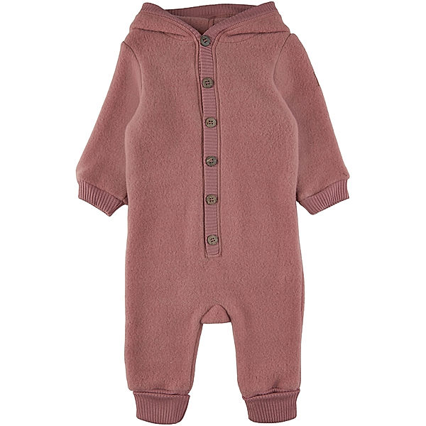 mikk-line Wollfleece-Overall BABYHOOD in burlwood